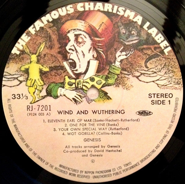 Genesis : Wind & Wuthering (LP, Album, RP)