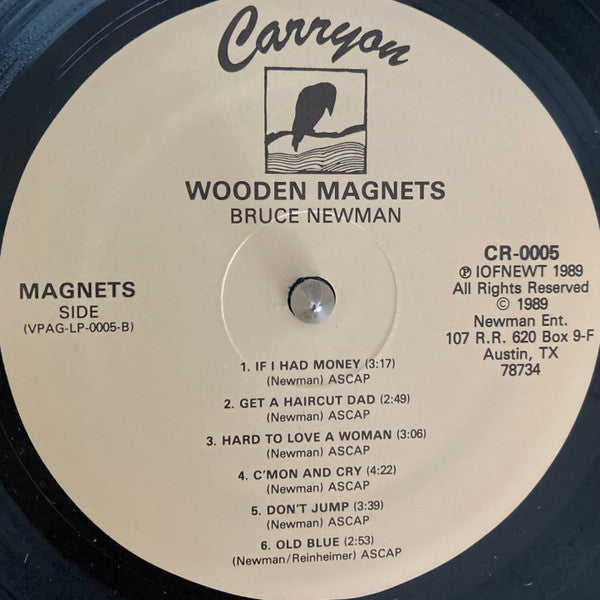 Bruce Newman : Wooden Magnets  (LP)