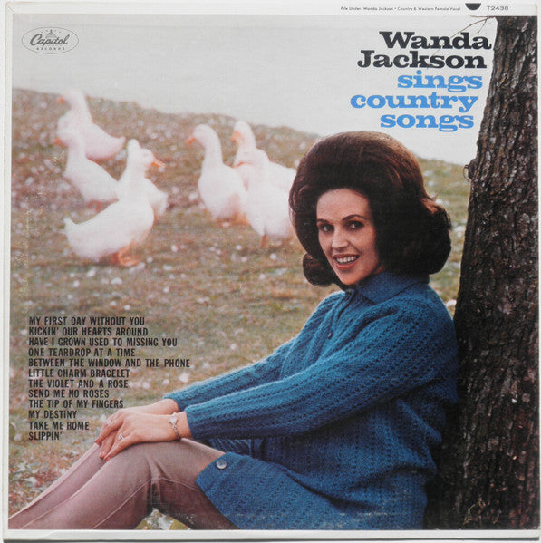 Wanda Jackson : Wanda Jackson Sings Country Songs (LP, Album, Mono, Scr)