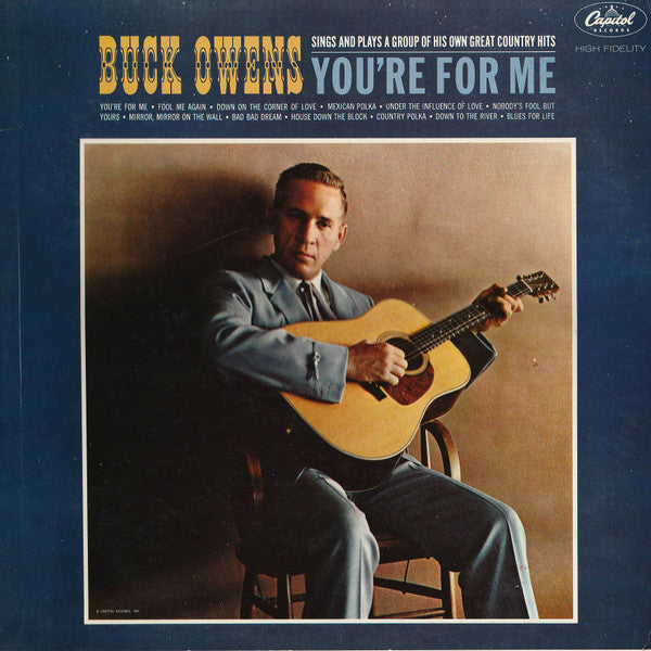 Buck Owens : You're For Me (LP, Album, Mono)