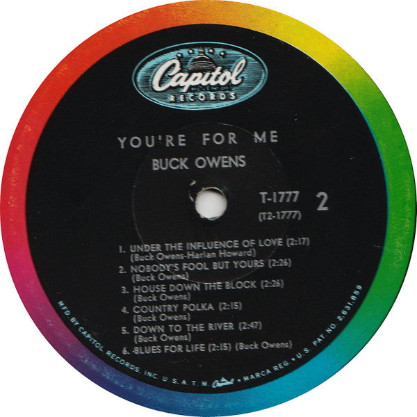 Buck Owens : You're For Me (LP, Album, Mono)