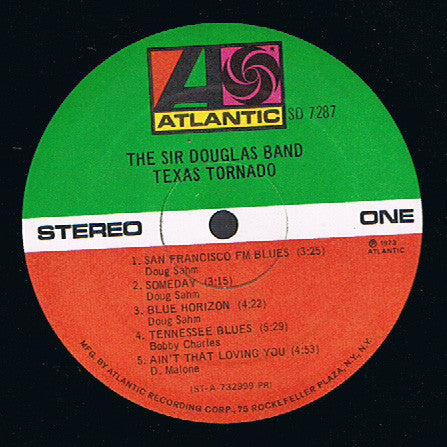 The Sir Douglas Band : Texas Tornado (LP, Album, PR-)