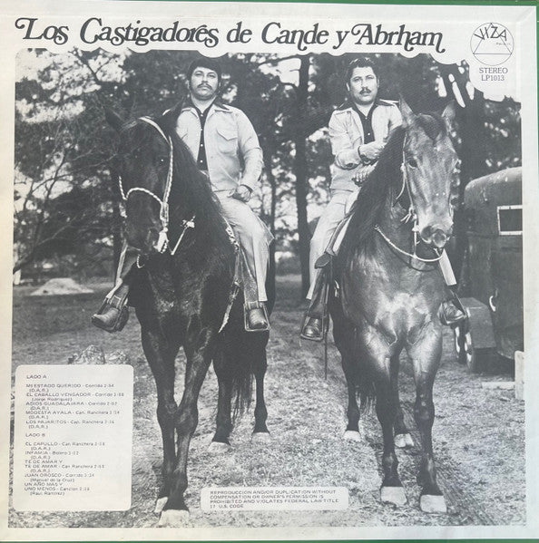 Los Castigadores De Cande Y Abrham : Mi Estado Querido (LP, Album)