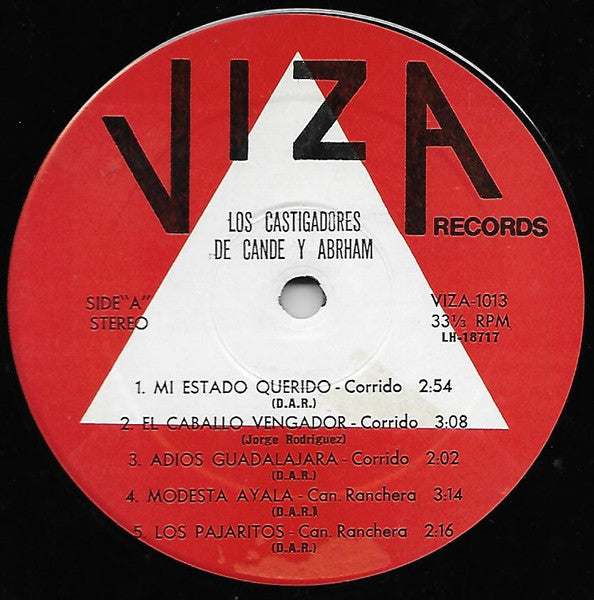 Los Castigadores De Cande Y Abrham : Mi Estado Querido (LP, Album)