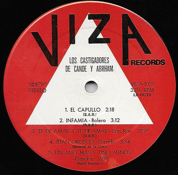 Los Castigadores De Cande Y Abrham : Mi Estado Querido (LP, Album)