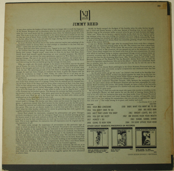 Jimmy Reed : The Legend - The Man (LP, Comp, Mono)