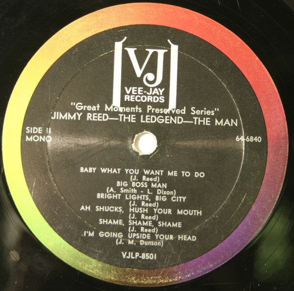 Jimmy Reed : The Legend - The Man (LP, Comp, Mono)