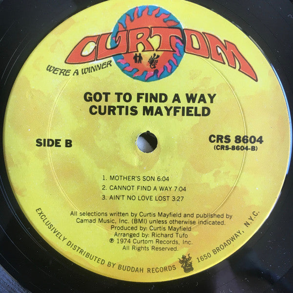 Curtis Mayfield : Got To Find A Way (LP, Album)