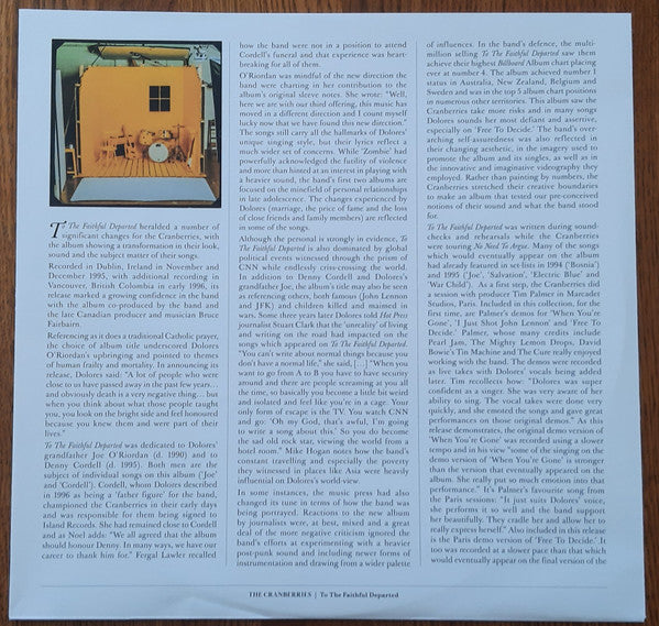 The Cranberries : To The Faithful Departed (2xLP, Album, Dlx, Ltd, RE, RM, Yel)