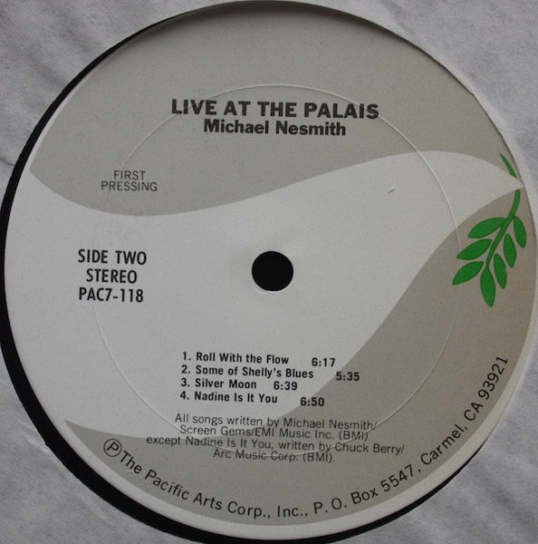 Michael Nesmith : Live At The Palais (LP, Album, Ter)