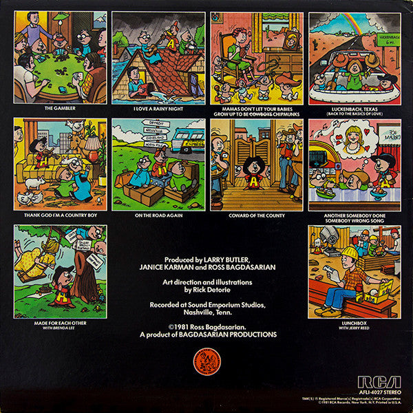 The Chipmunks : Urban Chipmunk (LP, Album, Ind)