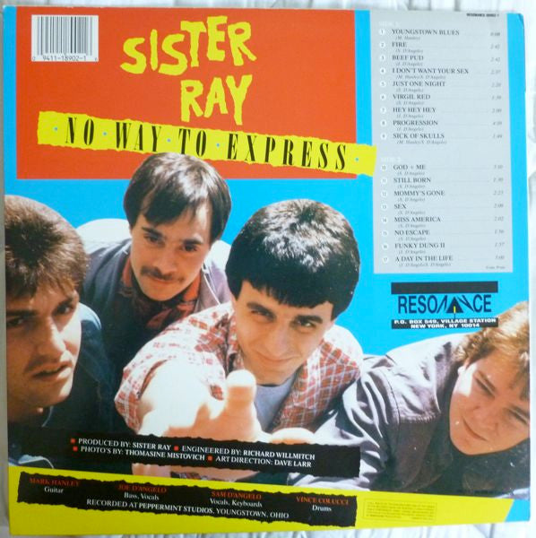 Sister Ray : No Way To Express (LP, Album)