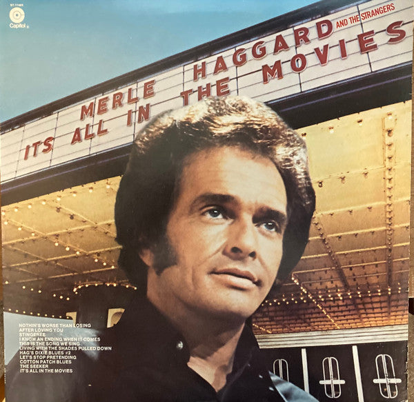 Merle Haggard And The Strangers (5) : It's All In The Movies (LP, Win)