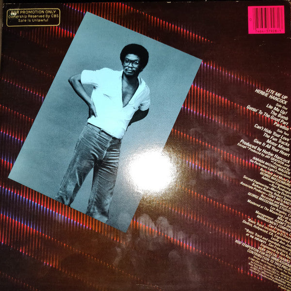 Herbie Hancock : Lite Me Up (LP, Promo)