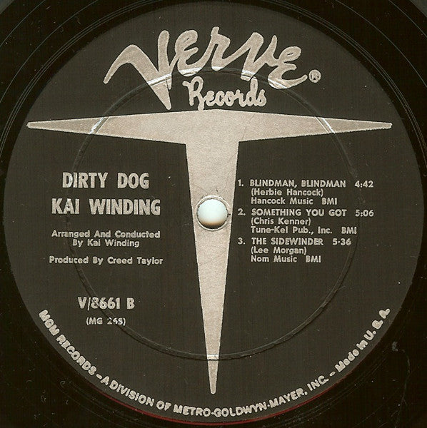 Kai Winding : Dirty Dog (LP, Album, Mono)