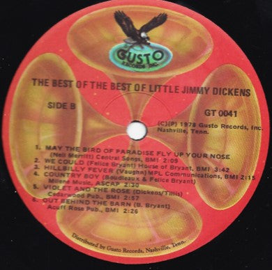 Little Jimmy Dickens : The Best Of The Best Of (LP, Comp)