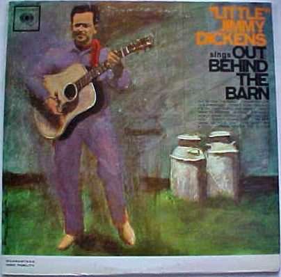 Little Jimmy Dickens : Out Behind The Barn (LP, Mono)