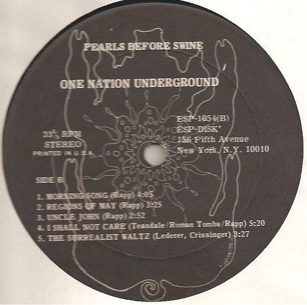 Pearls Before Swine : One Nation Underground (LP, Album, RE)