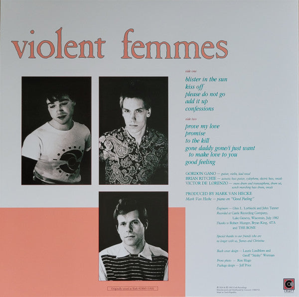 Violent Femmes : Violent Femmes (LP, Album, Dlx, Ltd, RE, RM, 180 + LP + LP + 7", S)