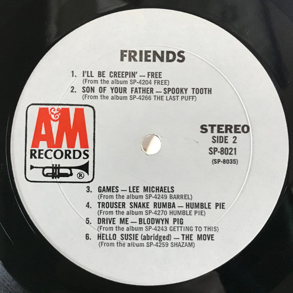 Various : Friends (LP, Comp, Promo)