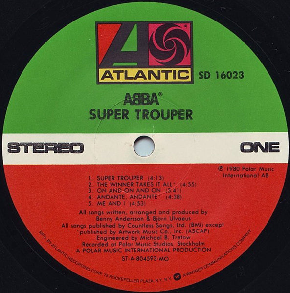 ABBA : Super Trouper (LP, Album, MO)