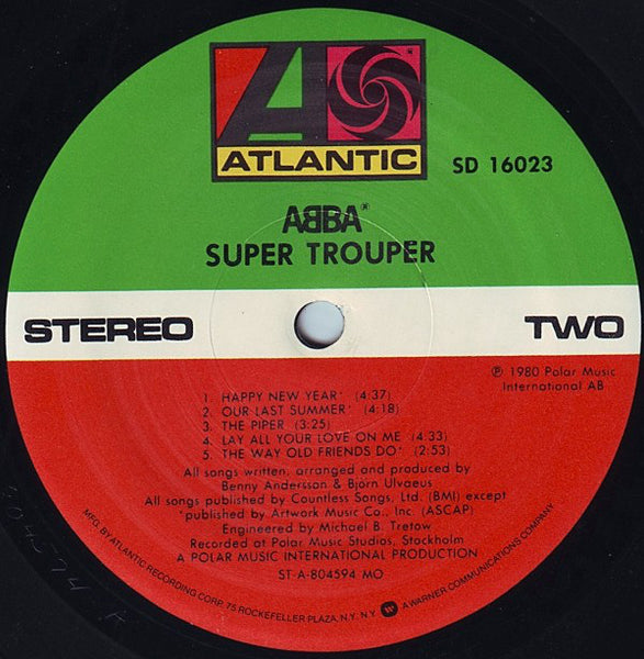 ABBA : Super Trouper (LP, Album, MO)