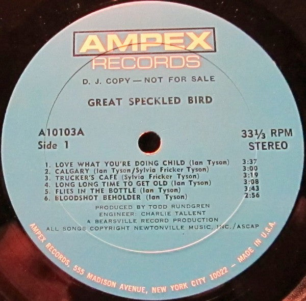 Great Speckled Bird : Great Speckled Bird (LP, Album, Promo, Blu)