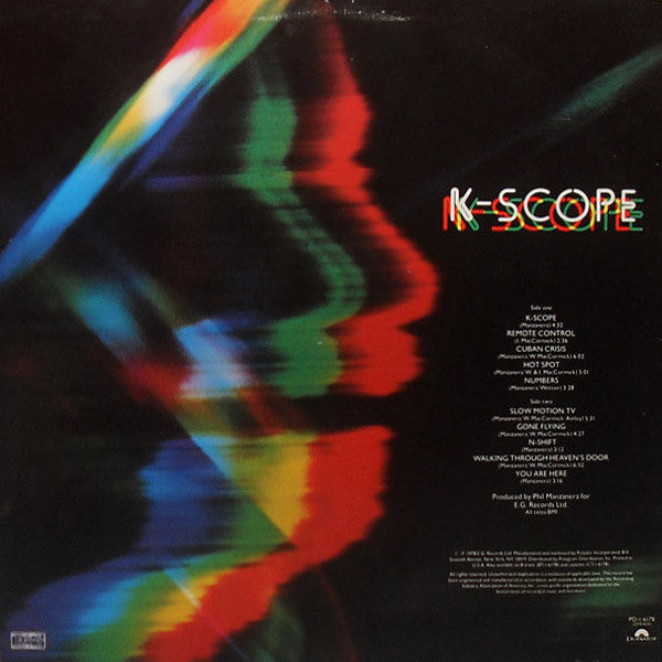 Phil Manzanera : K-Scope (LP, Album)