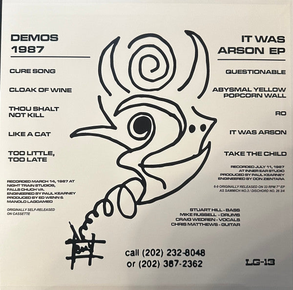 Shudder To Think : 1987 (100,019 Men Go Wow Wow Wow) (LP, Comp)