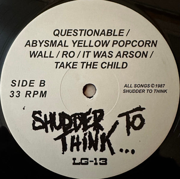 Shudder To Think : 1987 (100,019 Men Go Wow Wow Wow) (LP, Comp)
