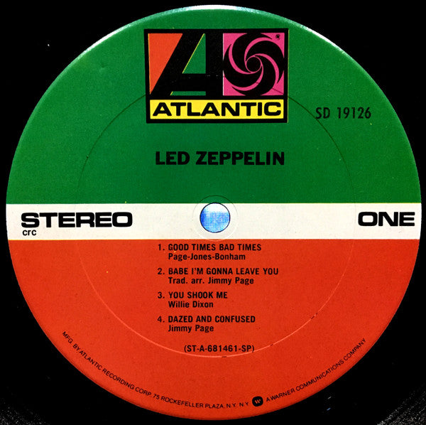 Led Zeppelin : Led Zeppelin (LP, Album, Club, RE, Col)