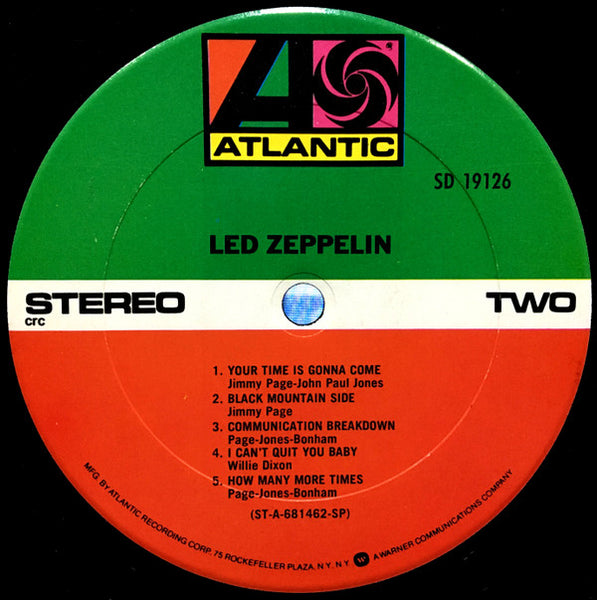 Led Zeppelin : Led Zeppelin (LP, Album, Club, RE, Col)