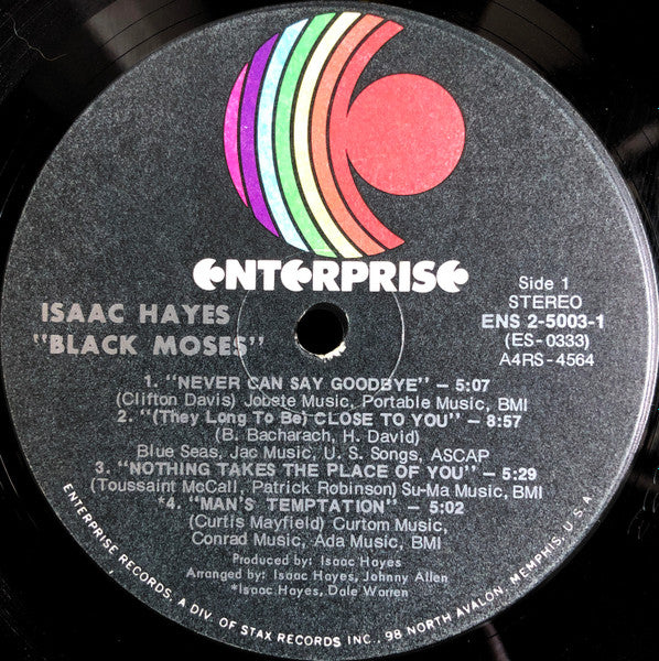 Isaac Hayes : Black Moses (2xLP, Album, Ind)
