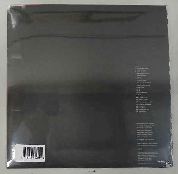 Fugazi : Instrument Soundtrack (LP, Album, RP, Bur)