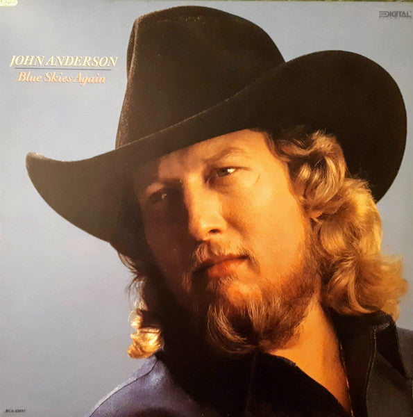 John Anderson (3) : Blue Skies Again (LP, Album, Glo)