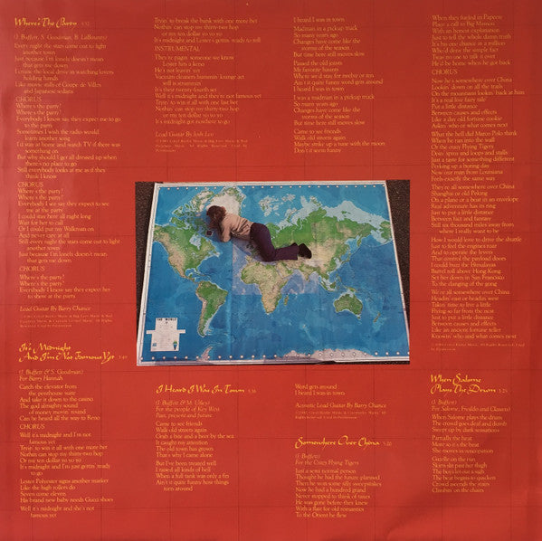 Jimmy Buffett : Somewhere Over China (LP, Album, Pin)