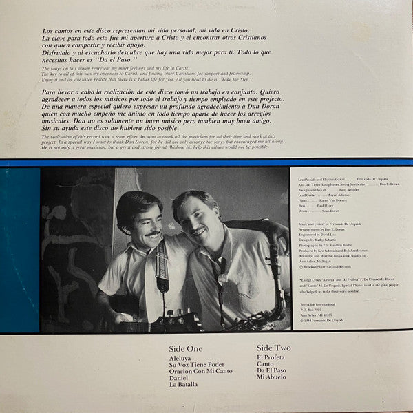 Fernando de Urquidi : Da El Paso (LP, Album)