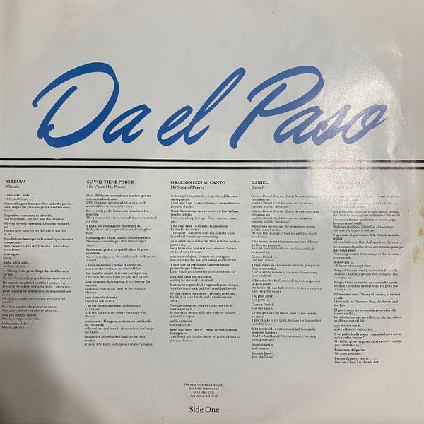 Fernando de Urquidi : Da El Paso (LP, Album)