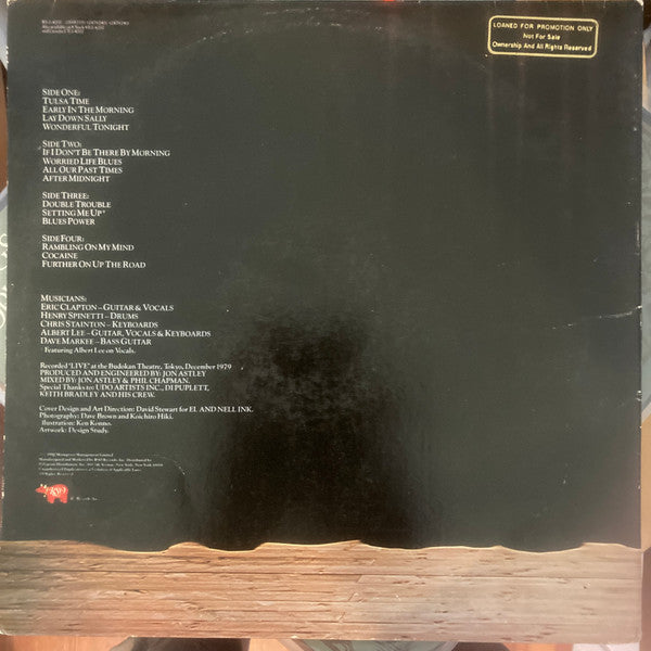 Eric Clapton : Just One Night (2xLP, Album, Promo, Gat)