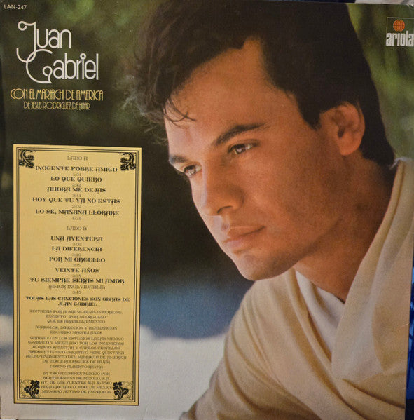 Juan Gabriel : Juan Gabriel Con Mariachi  (LP, Album)