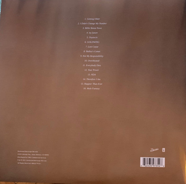 Billie Eilish : Happier Than Ever (2xLP, Album)