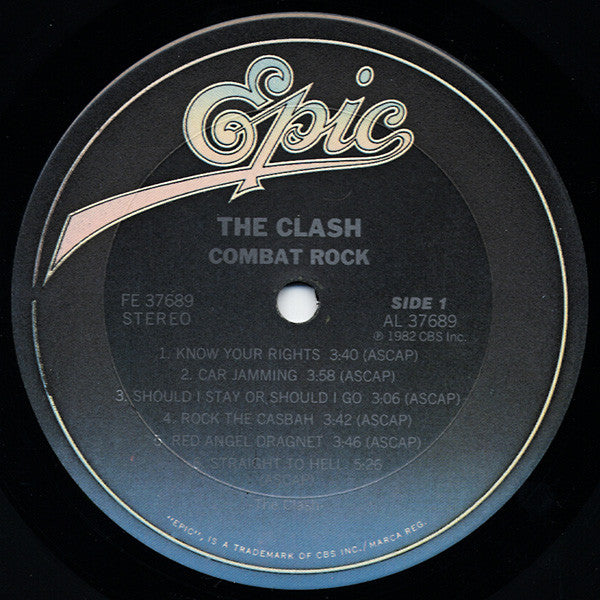 The Clash : Combat Rock (LP, Album, RP)