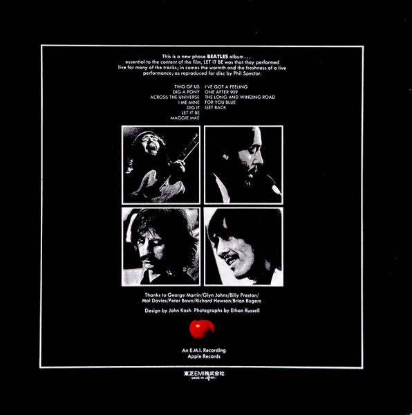 The Beatles = ザ・ビートルズ* : Let It Be = レット・イット・ビー (LP, Album, RE, Gat)