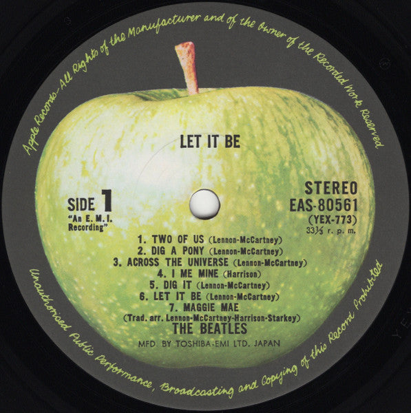 The Beatles = ザ・ビートルズ* : Let It Be = レット・イット・ビー (LP, Album, RE, Gat)