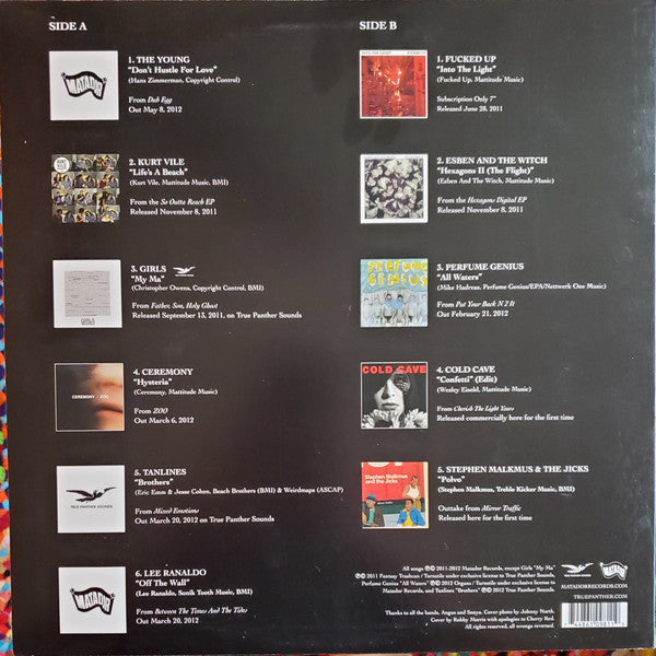 Various : Intended Play (Matador & True Panther 2011-2012) (LP, Comp)