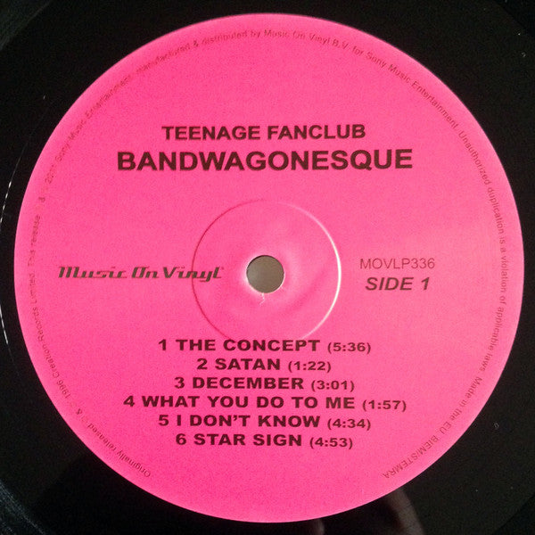 Teenage Fanclub : Bandwagonesque (LP, Album, RE, Gat)