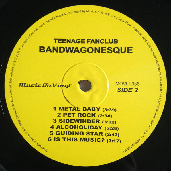 Teenage Fanclub : Bandwagonesque (LP, Album, RE, Gat)