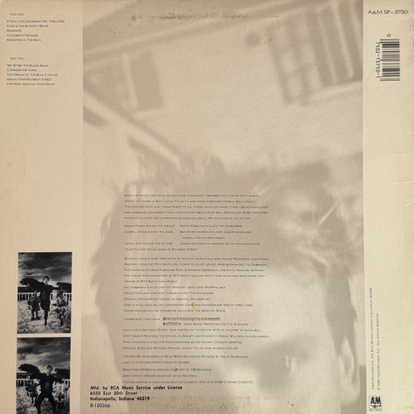 Sting : The Dream Of The Blue Turtles (LP, Album, Club, RCA)