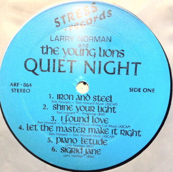 Larry Norman And The Young Lions (8) : Quiet Night (LP, Comp)