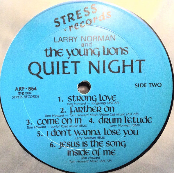 Larry Norman And The Young Lions (8) : Quiet Night (LP, Comp)